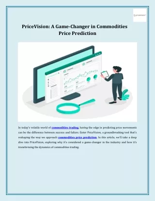 PriceVision: A Game-Changer in Commodities Price Prediction