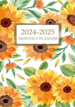 [PDF] DOWNLOAD 2024-2025 Monthly Planner: 2 Years Pocket Size for Women from JANUARY to