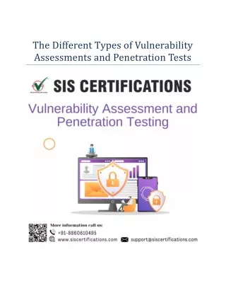 The Different Types of Vulnerability Assessments and Penetration Tests