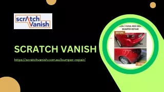 Bumper Scratch Repair | Scratchvanish.com.au