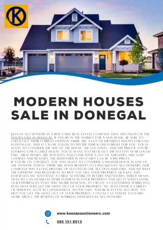 HOUSES FOR SALE IN DONEGAL
