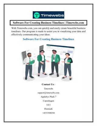 Software For Creating Business Timelines  Timewebs.com