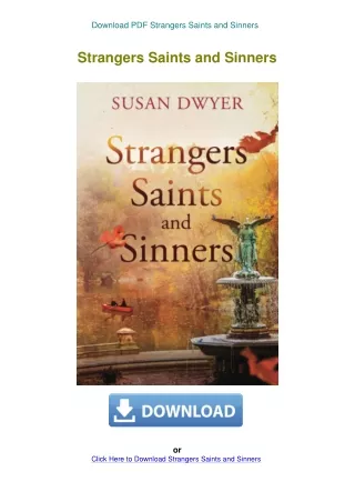 Download PDF Strangers Saints and Sinners