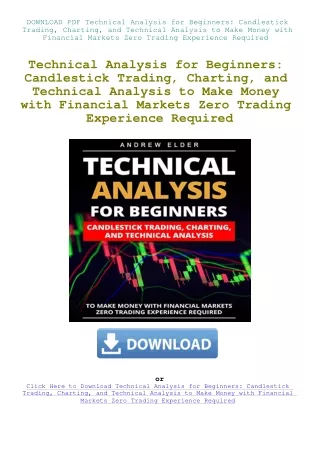 DOWNLOAD PDF Technical Analysis for Beginners Candlestick Trading  Charting  and Technical Analysis