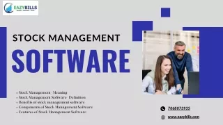 stock management software