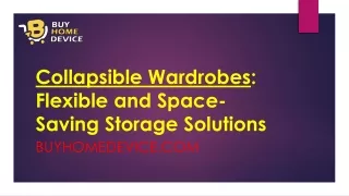 Collapsible Wardrobes