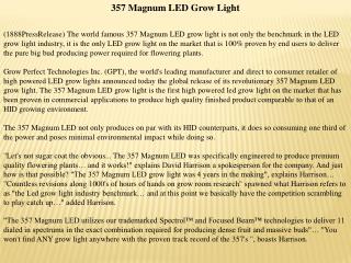 357 magnum led grow light