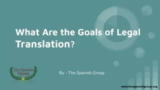 What Are the Goals of Legal Translation_