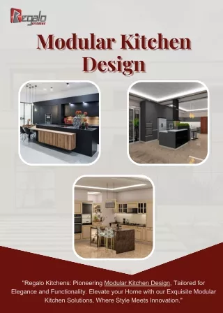 Modular Kitchen Design | Regalo Kitchens