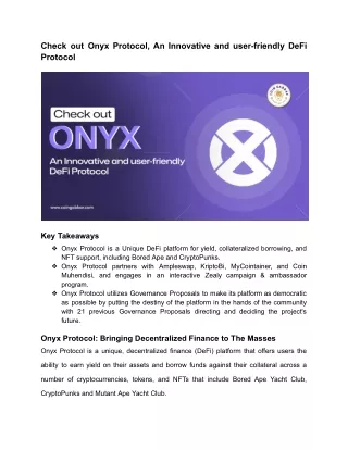 Check out Onyx Protocol, An Innovative and user-friendly DeFi Protocol (1)