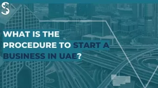 What is the Procedure to Start a Business in UAE