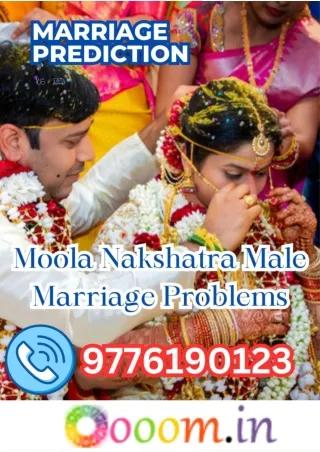 Marriage Prediction_ Moola Nakshatra Male Marriage Problems