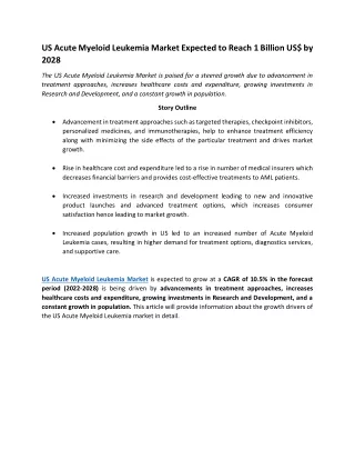 US Acute Myeloid Leukemia Market