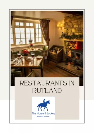 Restaurants In Rutland