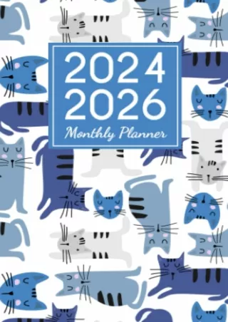 DOWNLOAD/PDF 2024-2026 Monthly Planner: Small for Purse 36 Months At A Glance Planning from