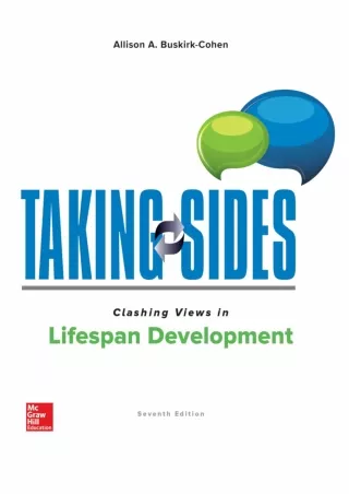 [PDF READ ONLINE] Taking Sides: Clashing Views in Lifespan Development