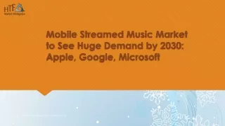 Mobile Streamed Music Market