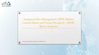 Integrated Pest Management (IPM) Market