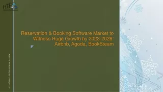 Reservation & Booking Software Market