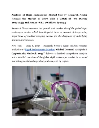 Rigid Endoscopes Market