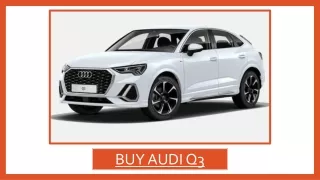 Buy Audi Q3