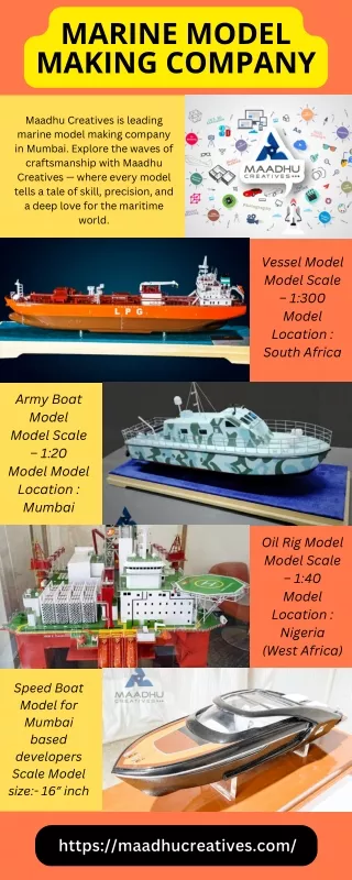 Leading Marine Scale Model Making Firm in India