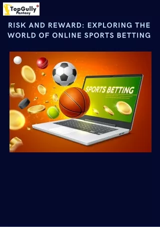 Online Sports Betting is Play With The Help Of Internet