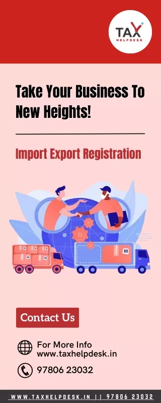 Essentials of Import-Export Code Registration