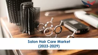 Salon Hair Care Market Size, Growth and Research Report 2029.