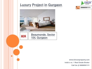M2K Beaumonde Sector 104 Gurgaon