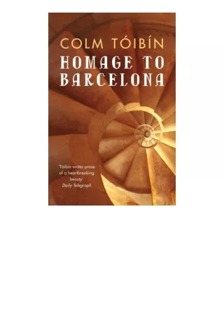 PDF read online Homage To Barcelona unlimited