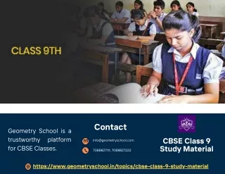 Best CBSE Class 9 Study Material