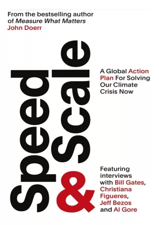 PDF Speed & Scale: A Global Action Plan for Solving Our Climate Crisis Now free