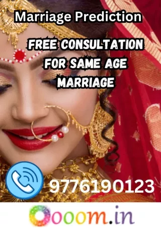 Marriage Prediction_ Free Consultation for Same Age marriage