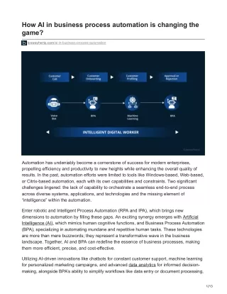 How AI in business process automation is changing the game