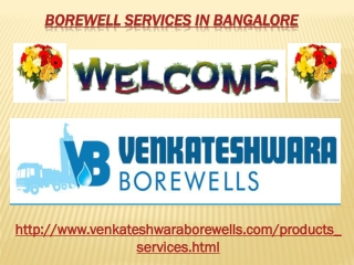 Borewell Services in Bangalore
