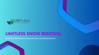 Snow Removal Richmond | Snowlimitless.com