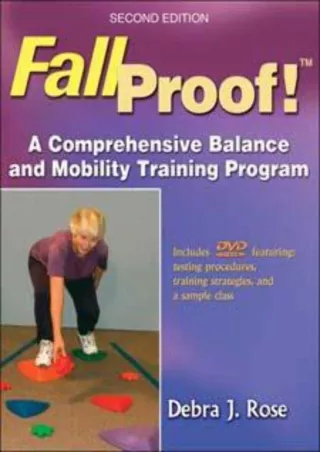 $PDF$/READ/DOWNLOAD Fallproof! A Comprehensive Balance and Mobility Training Program