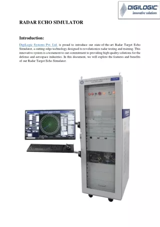 Radar Echo Simulator