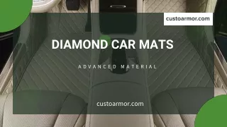 Diamond car mats