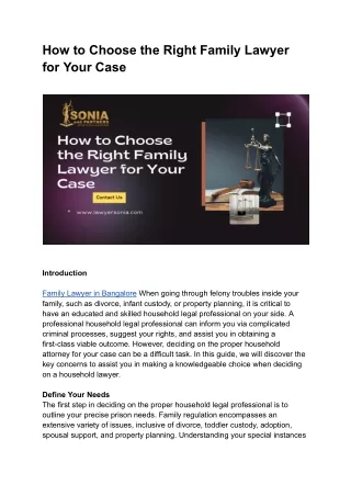 How to Choose the Right Family Lawyer for Your Case (1)