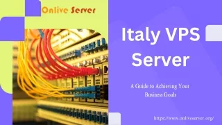 Italy VPS Server Hosting: Boost Your Online Presence