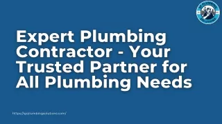 SP Plumbing Solutions