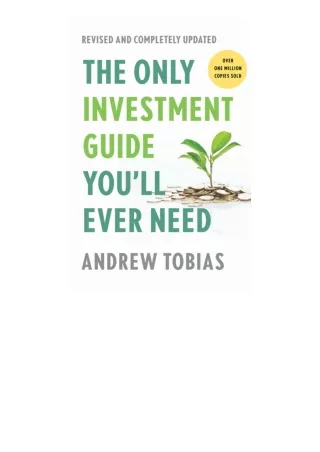 Kindle online PDF The Only Investment Guide Youll Ever Need Revised Edition full