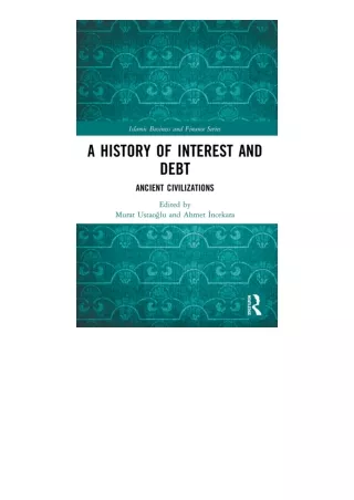 Ebook download A History Of Interest And Debt Islamic Business And Finance Serie