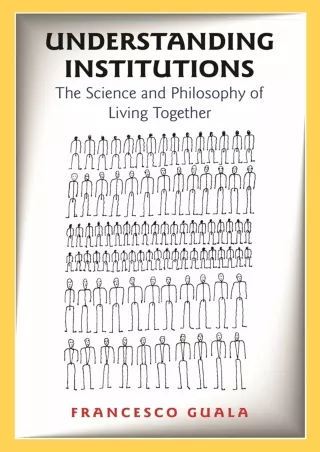 PDF Understanding Institutions: The Science and Philosophy of Living Together eb