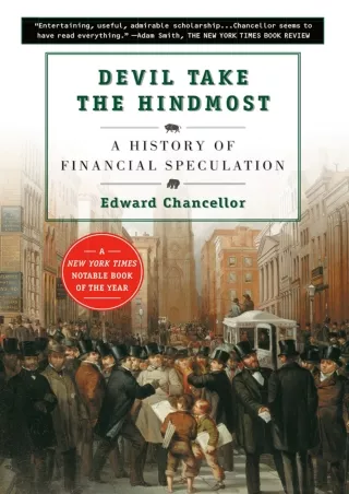 PDF Read Online Devil Take the Hindmost: A History of Financial Speculation eboo