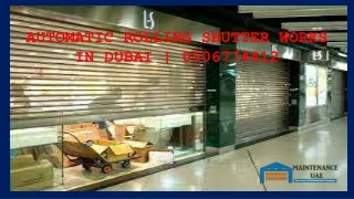 Shutter Work in Ajman