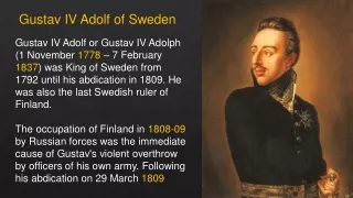 Gustav IV Adolf of Sweden