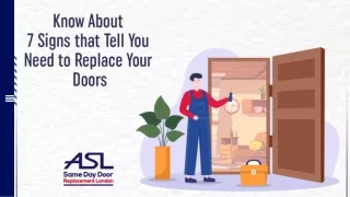 Know About 7 Signs that Tell You Need to Replace Your Doors